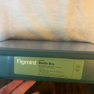 Figmint Green Bento Box Figmint 8-Compartment Large Plastic Snack Bento Box